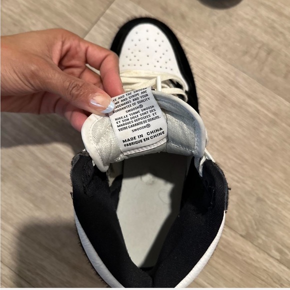 Nike Black and White High-Top Sneakers - Picture 2 of 4